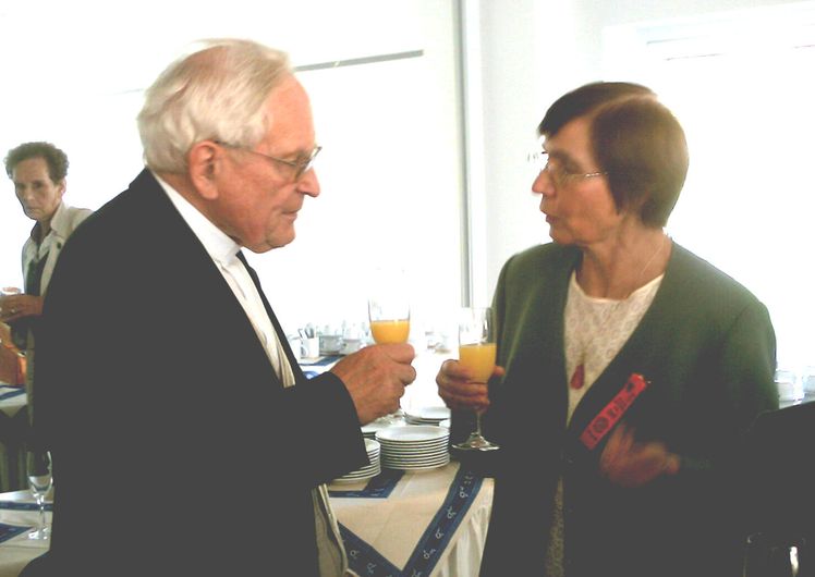 Die "Festredner": Dr. Klaus Fischer und Dr. Bärbel Beutner